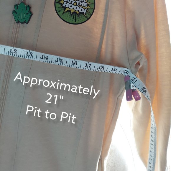 Disney Star Wars The Mandalorian Baby Yoda Zip Up Hoodie Kids Size XXL - Picture 6 of 7